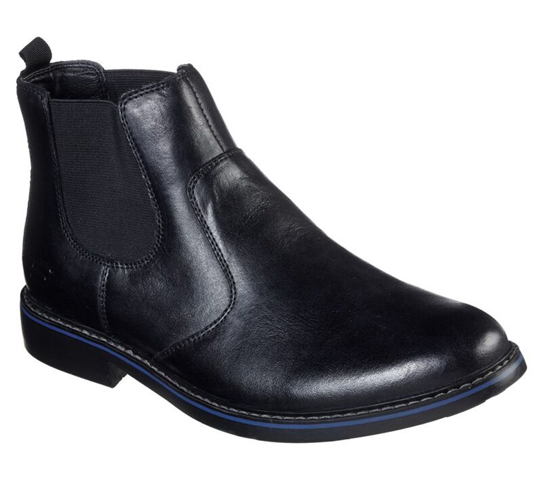 Skechers Herr Svarta Stövlar - Bregman - Morago - Sverige (GDKHL-0297)